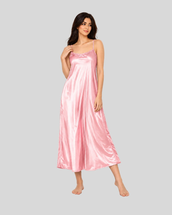 Blush Luxe Silk 2-Piece Nightwear Set