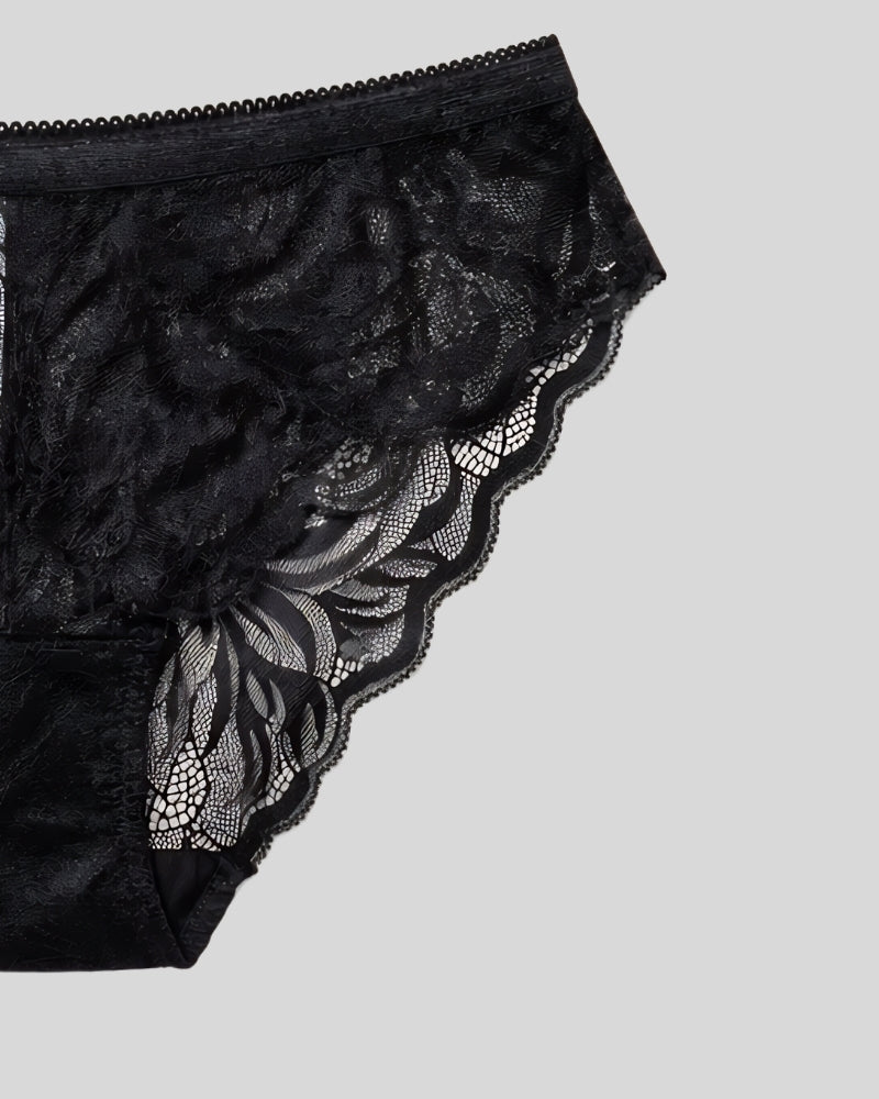 Midnight Lace Lingerie Set