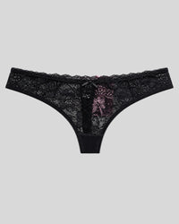 Midnight Lace Thong