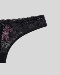 Midnight Lace Thong