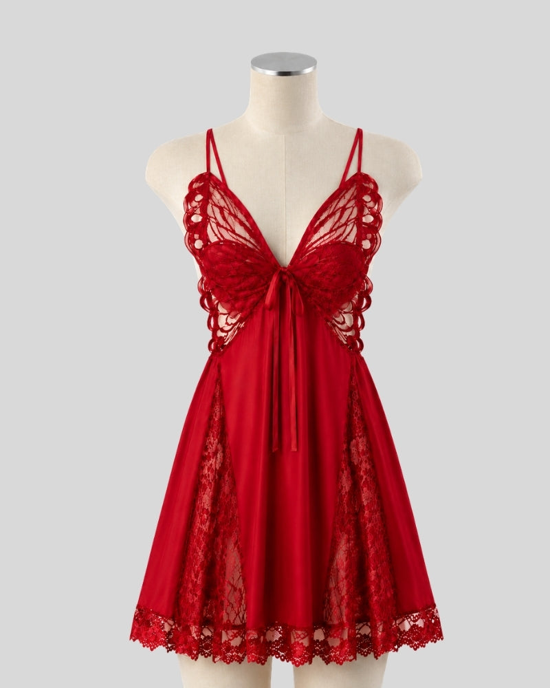 Scarlet Butterfly Elegance
