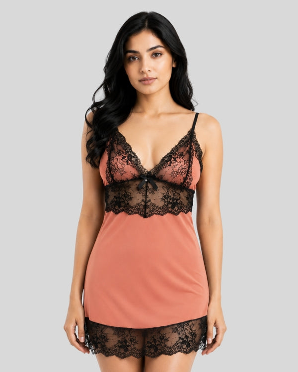 Rosewood Lace Cami Set