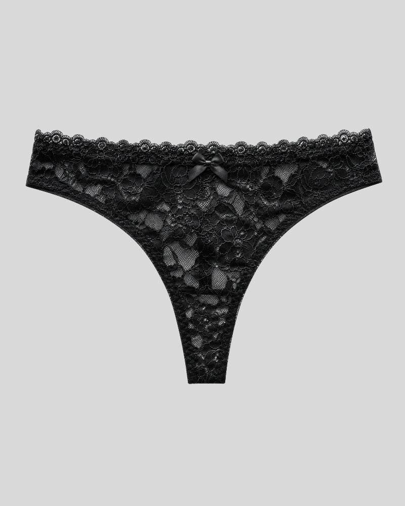 Noir Lace Panty