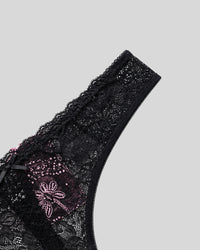 Midnight Lace Thong