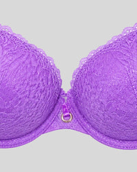 Lavender Lace Push-Up Bra