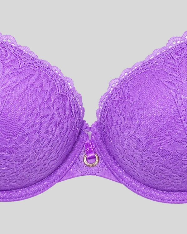 Lavender Lace Push-Up Bra