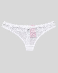 Pearl Lace Thong