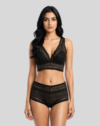 Noir Lace Bralette Set