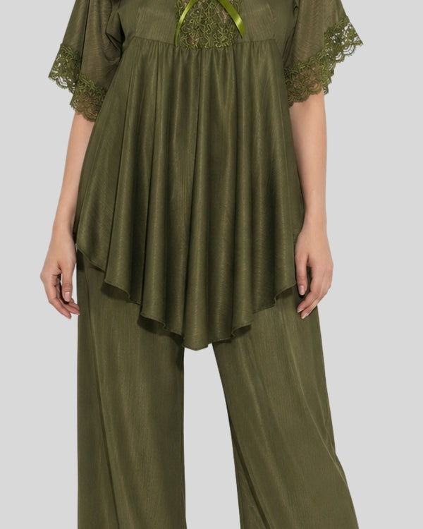 Olive Whisper Lounge Set