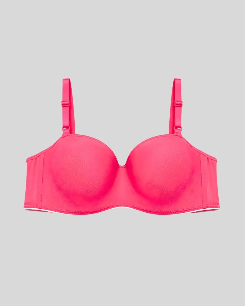 Hot Pink Soft Push-Up Bra
