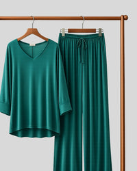 Emerald Green Relax Fit Lounge PJ Set
