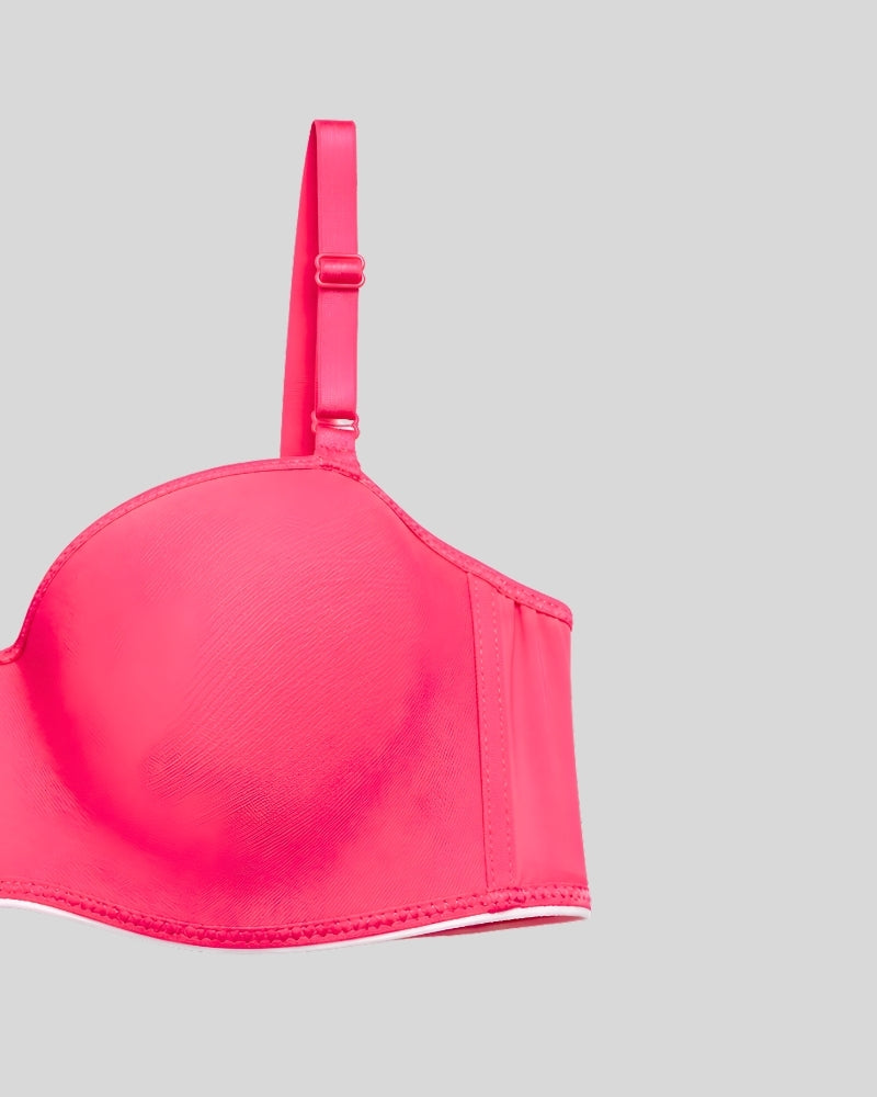 Hot Pink Soft Push-Up Bra