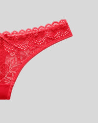 Scarlet Lace Thong