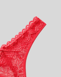 Scarlet Lace Thong