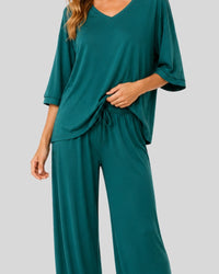 Emerald Green Relax Fit Lounge PJ Set