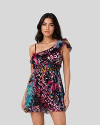 Midnight Muse One Shoulder Dress