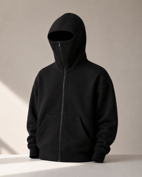 Men’s Jet Black Ninja Hoodie