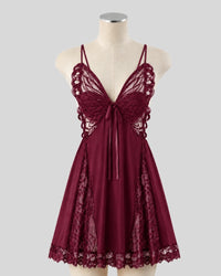 Wine Lace Muse Dress