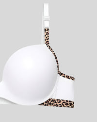 Snow Leopard Soft Push-Up Bra