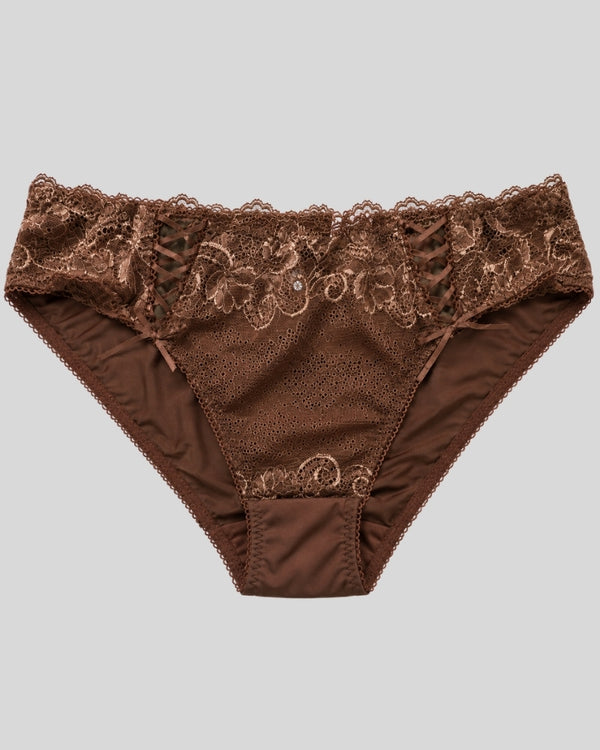 Mocha Blossom Lace Panty