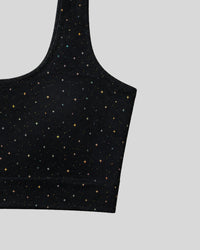Midnight Star Print Sports Bra