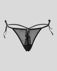 Midnight Desire Tie-Side Thong