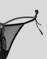 Midnight Desire Tie-Side Thong