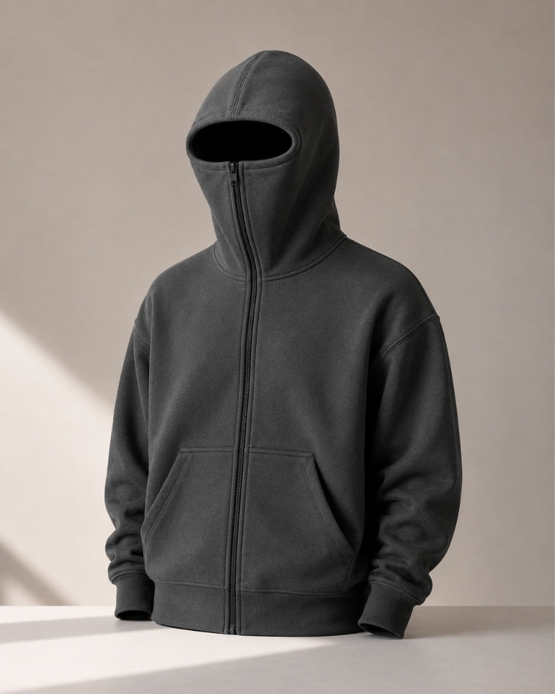 Men’s Charcoal Grey Ninja Hoodie