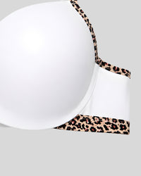 Snow Leopard Soft Push-Up Bra