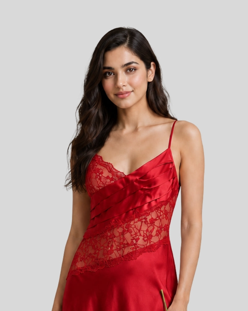 Red Scarlet Elegance Night Gown