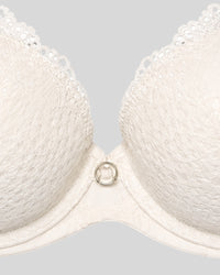 Ivory Nude Lace Push-Up Bra
