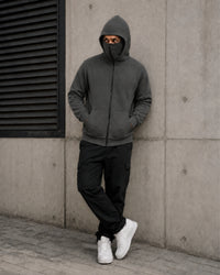 Men’s Charcoal Grey Ninja Hoodie