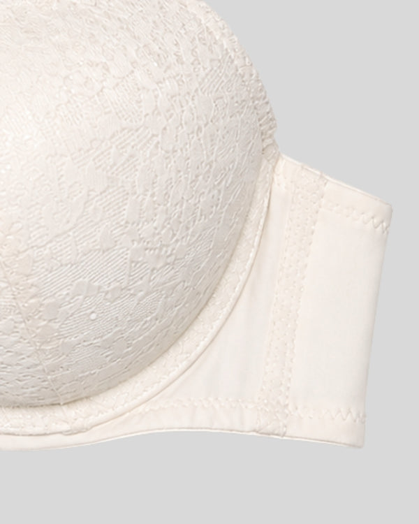Ivory Nude Lace Push-Up Bra
