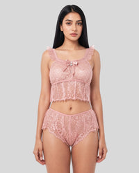 Nude Sheer Lace Set