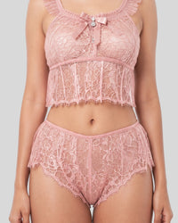 Nude Sheer Lace Set