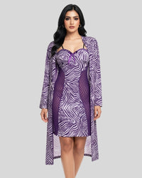 Lilac Zebra Layered Set