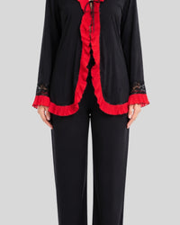 Scarlet Noir Robe Set