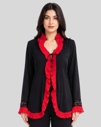 Scarlet Noir Robe Set