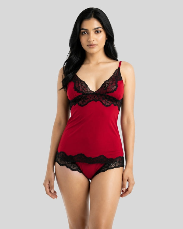 Ruby Lace Cami Set