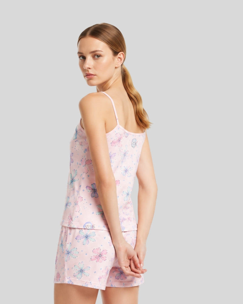 Multi Flowers Pajama Set