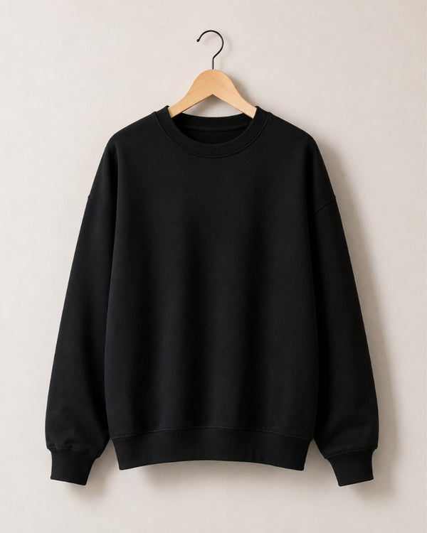 Midnight Black Classic Sweatshirt
