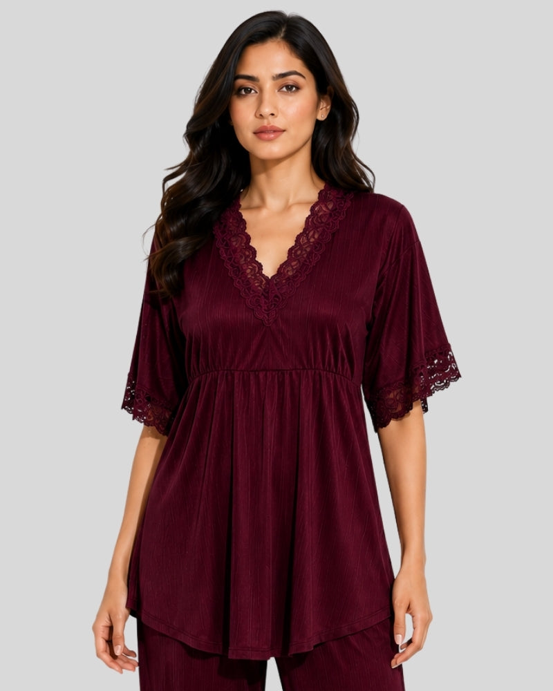 Burgundy Belle Lounge Set