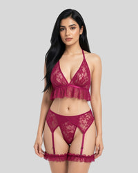 Berry Lace Elegance Set