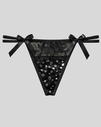 Noir Bow Charm Panty