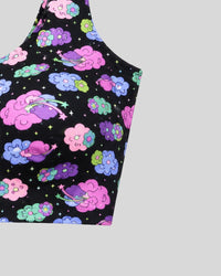 Dreamy Cloud Print Sports Bra