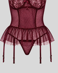 Wine Lace Desire Teddy