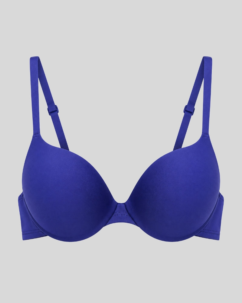 Royal Blue Soft Push-Up Bra  Description