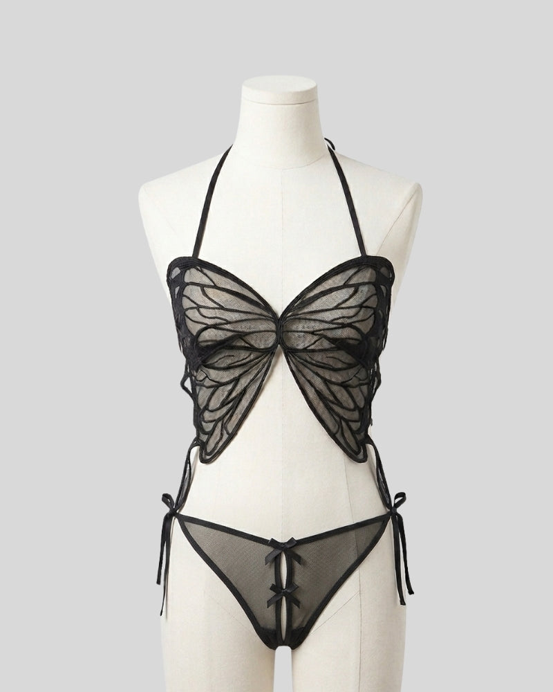 Noir Butterfly Desire Set