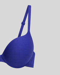 Royal Blue Soft Push-Up Bra  Description