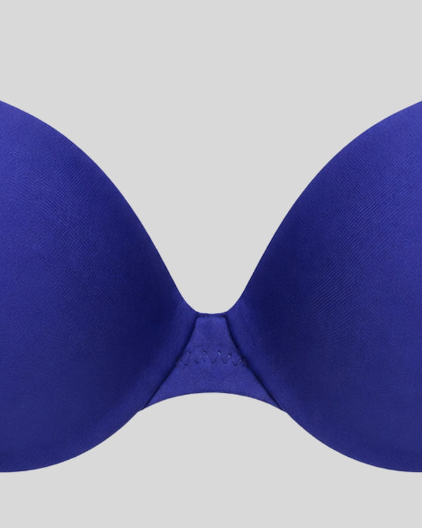 Royal Blue Soft Push-Up Bra  Description